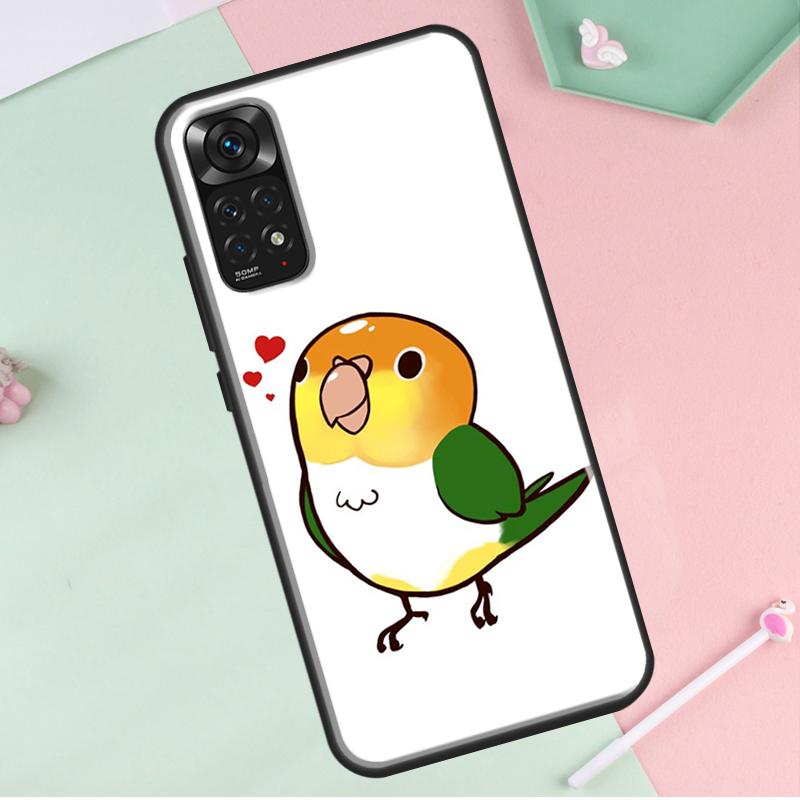 

Попугай птица для Redmi Note 12 Pro Plus Чехол для Redmi Note 10 8 9 11 Pro 12S 11S 10S 9S 9C 10C 12C Чехол Redmi 9C