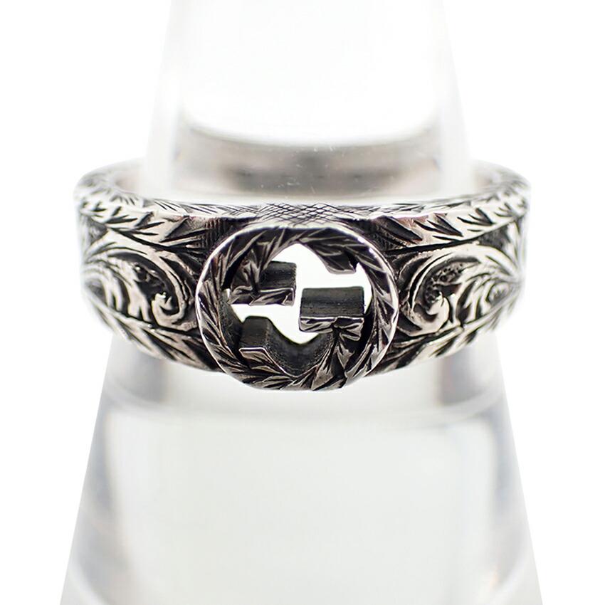 

[Pre-owned] GUCCI 925 Interlocking Ring / Size 22 / j61-16