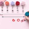 Name Tag Badge Reels Lanyard Badge Chest Pocket Clip Badge Holder Easy Pull Buckle Reel Clip