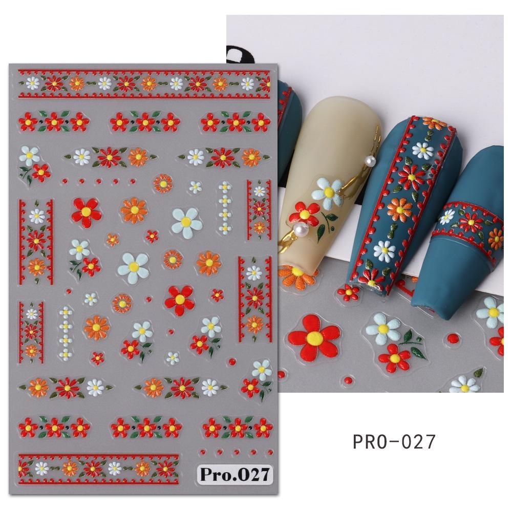 Shining Mermaid Nail Stickers Holographic Shell Star Fish 5D Decals Sea Animal Jellyfish Nail Art Sliders Scrub Summer Design