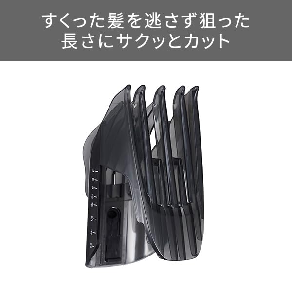 Tescom Hair International Dark Clipper, Cordless, Washable, Compatible, Gray, TT690A-H