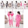 Premium Quality Halloween Kids Pajamas Cosplay Costume Featuring Pokemon Pikachu Dragon Cow Designs