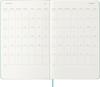 Moleskine 2026 January Large Size x DHB2412WN3Y26 Planner, Start, 12-Month Weekly, (13cm 21cm), Hardcover, Aquamarine,