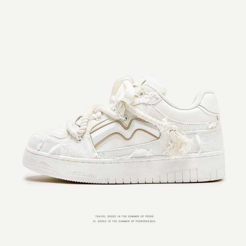 

Маленькие черные туфли на толстой подошве, увеличивающие рост, мужская обувь, обувь для пар, обувь для досок 44 белый