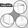 Clear Acrylic Display Case Organizer Container Multifunctional Stackable Showcase Storage Box for