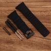 Universal Rubber Watchband Watch Strap Replacement Accessory for Suunto Core Black