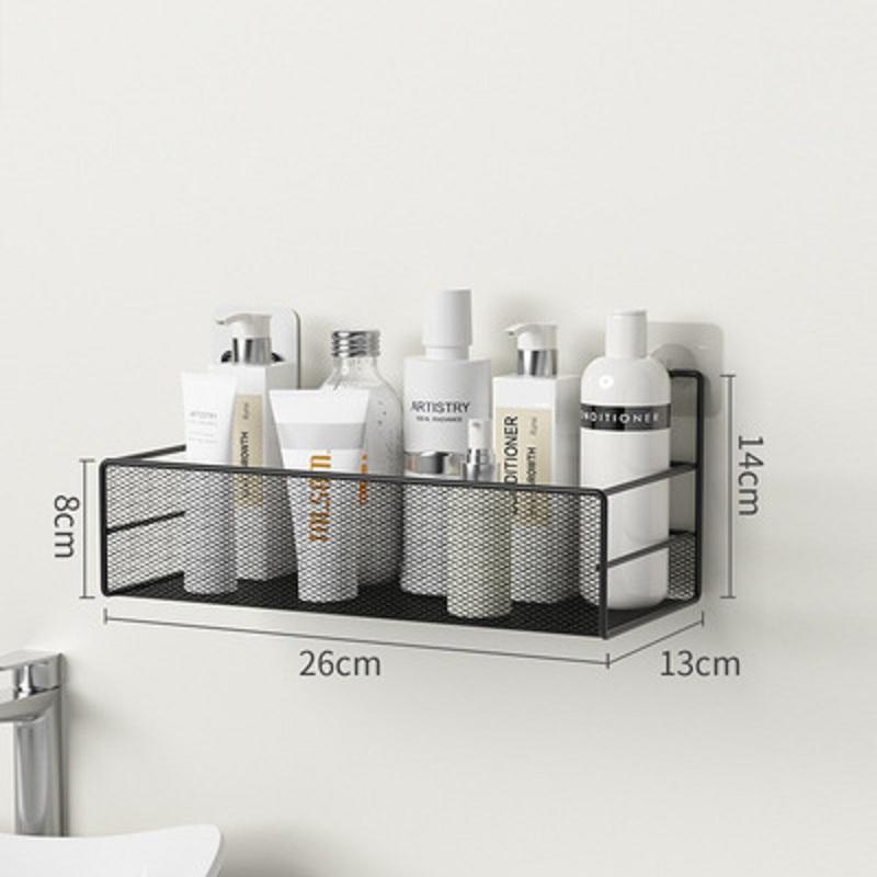 Toiletten-Badezimmer-Aufbewahrungsregal, Küchenkörbe, Bad, Toilette, Waschtisch, perforationsfreie Wandmontage, Organisation des Wand-Aufbewahrungsregals