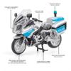1/12 BMW R1250RT-P Police Simulation Alloy Motorcycle Model Shock Absorbers Sound and Light Collection Toy Car Kid Gift