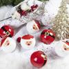 12pcs Electroplated Painted Christmas Balls Pendant Xmas Tree Pendants  Holiday Festival Decor