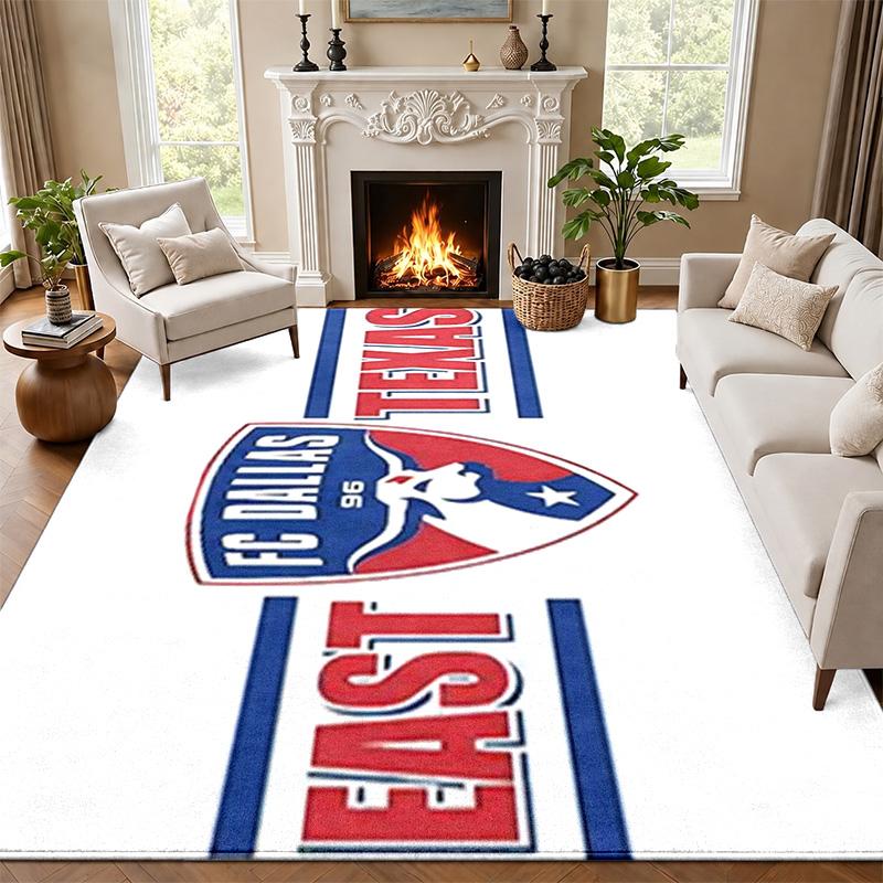 FC Dallas Carpet Door Mat for Living Room or Bedroom Protective Mat Under Chair Office Decoration Christmas Gift Birthday Present