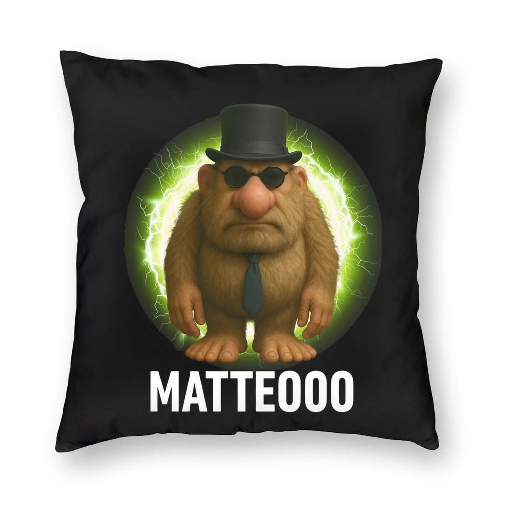 Tralalero Tralala Italian Brainrot Meme Pillowcase Printing Cushion Cover Gift Throw Pillow Case Cover Home Zippered Xcm