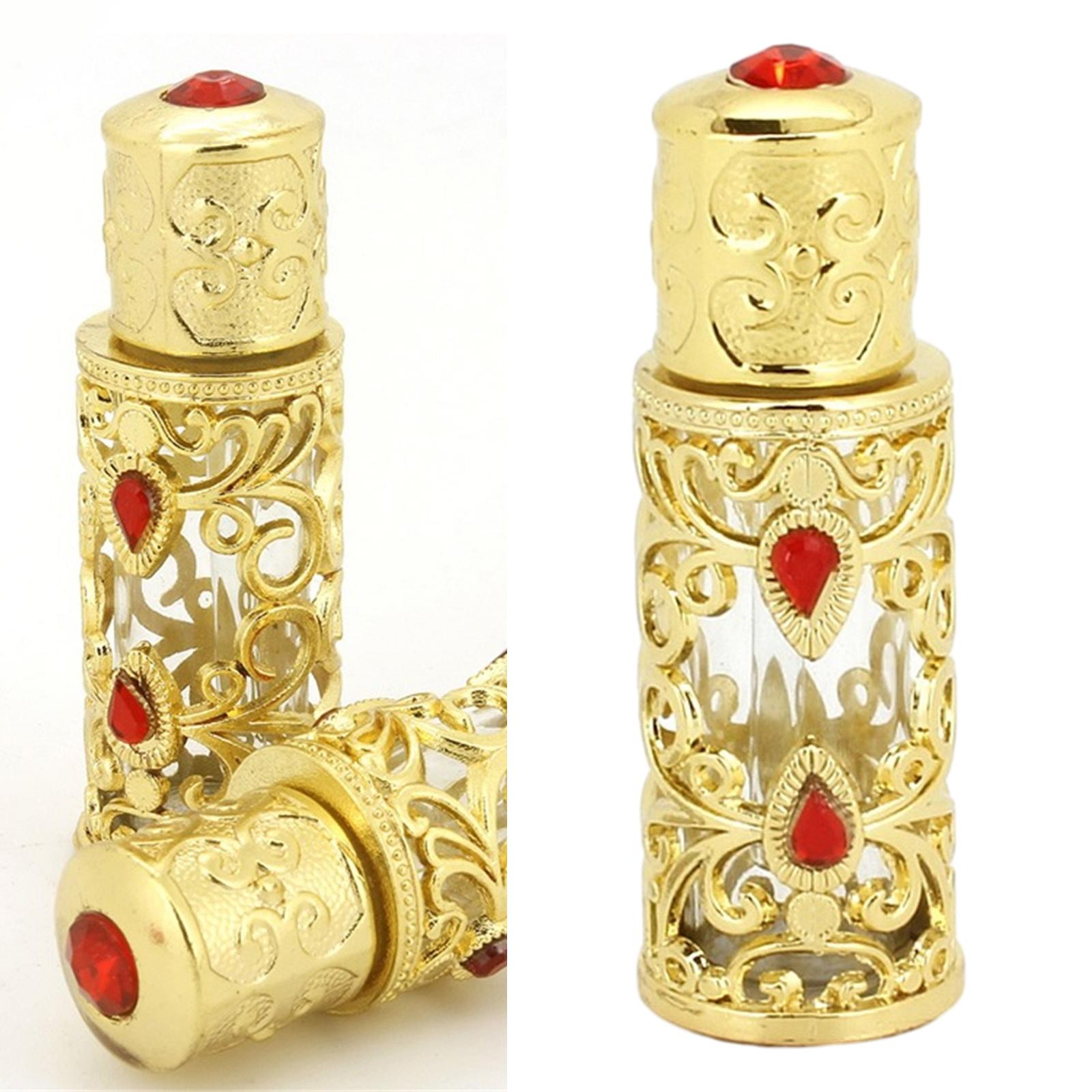 

3 мл Винтажные эфирные масла Духи Пустые бутылки для хранения Флаконы Винтажные пустые искусственные многоцветные многоразовые банки