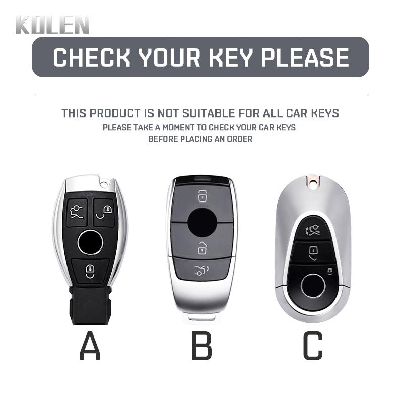 TPU Car Key Case Cover Shell for Mercedes Benz W204 W205 W206 W212 W213 W221 W222 W223 W463 A C E S Class GLA GLE GLC GLK GLS