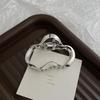 Silver Metal Geometric Shark Hair Clip for Thick Hair