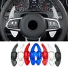 1 Pair Steering Wheel Paddle Shifter Extension Aluminum Alloy Auto Accessories Lightweight Used for Automotives- 4-color