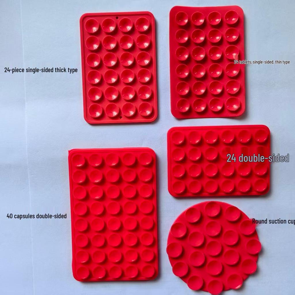 Double-Sided Silicone Mobile Phone Suction Cups - Available In 19, 24, 40, 48, 80 Pcs.