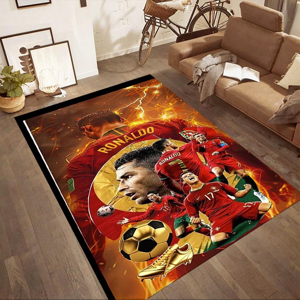 Cristiano Ronaldo Floor Rug Office Rug Design For Hallway Playrooms Bedrooms Entryway Antislip Rug Office Home Decor