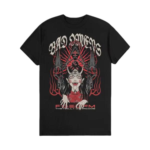 Unisexs Tshirt Rock Band Bad OUnisexs Peripheral Tshirt Unisex Women Cotton Summer Fashion Casual Round Neck Short Sleeved Top