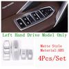 Car Inner Door Window Glass Lift Button Panel Cover Trim For BMW X1 iX1 U11 X2 iX2 U10  - 2027 ABS Carbon Fiber Accessories