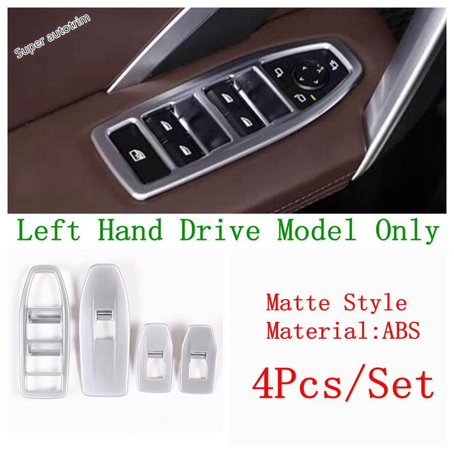 Car Inner Door Window Glass Lift Button Panel Cover Trim For BMW X1 iX1 U11 X2 iX2 U10  - 2027 ABS Carbon Fiber Accessories