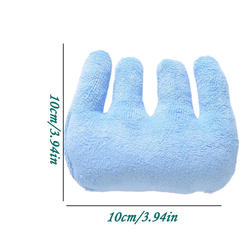 Palm Grip Protector Soft Washable Recovery Strength Strengthener Palm Protector with Finger Separators for Exercise Strength светло-синий