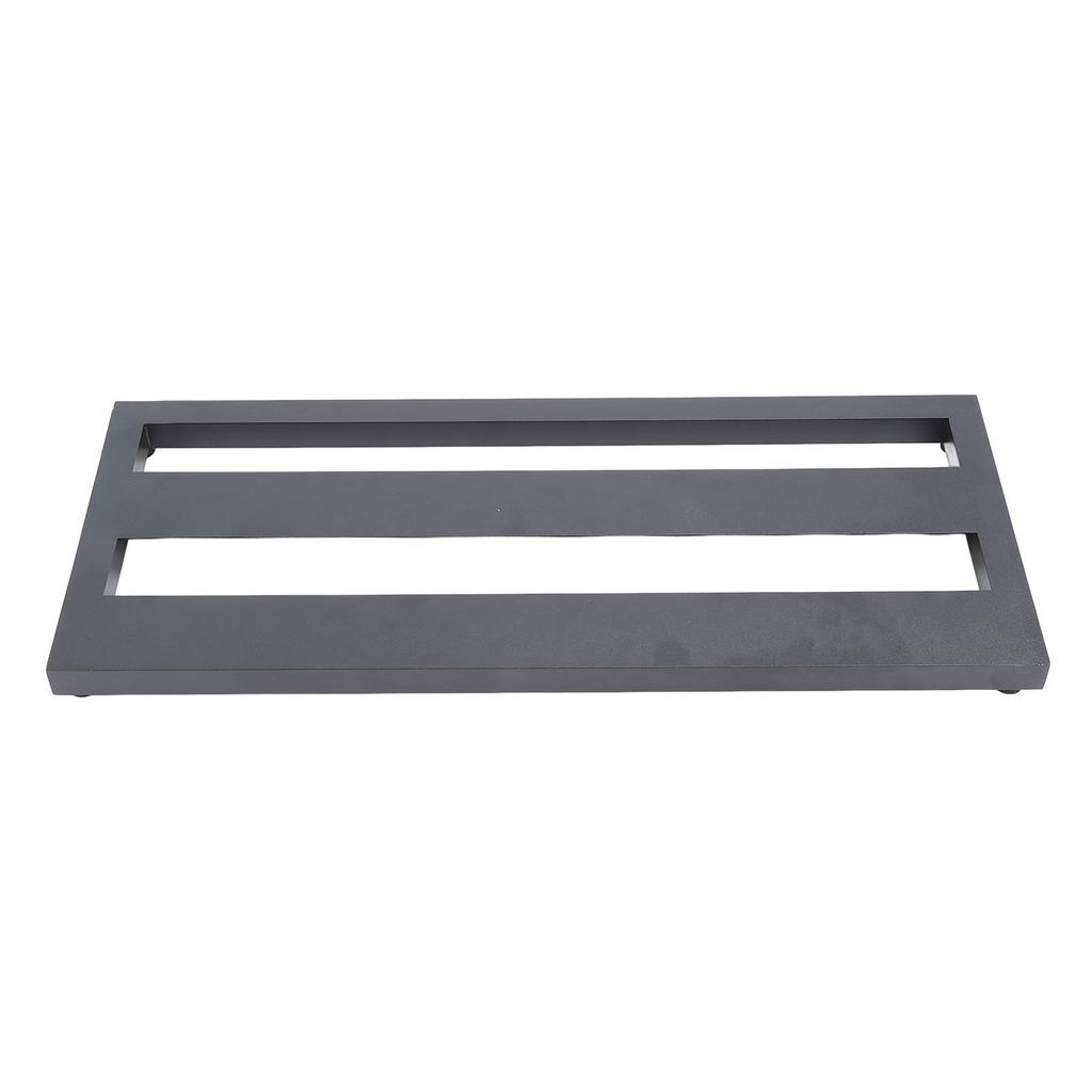 Guitar Pedal Board 50x20cm Aluminum Alloy Rubber Non Slip Ergonomic Effect Pedalboard
