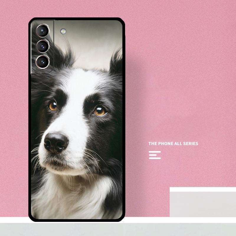Border Collie Dog Phone Case For Samsung Galaxy S25 Ultra S20 S21 S22 S23 S24 Plus S9 S10 S24 FE Cover Coque
