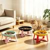 Bite-resistant Pet Food Bowl With Stand Anti-Overturning Bowl Slow-Feeding Bowl Cat And Dog