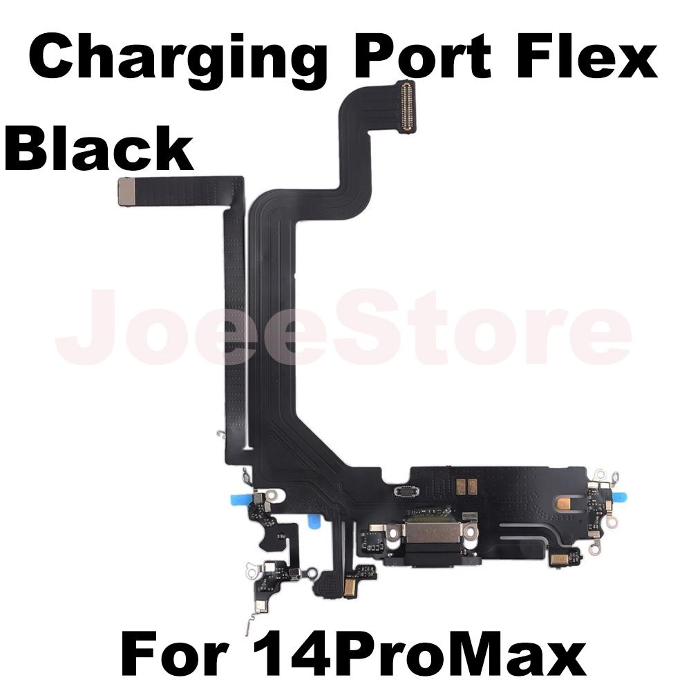 Charging Port Flex Cable for iPhone 16 15 14 13 Pro Max Mini USB Dock Charger Connector With Microphone Flex Cable Ribbon Repair