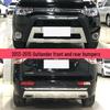 Ochrany předního a zadního nárazníku pro Mitsubishi Outlander 2013-2015