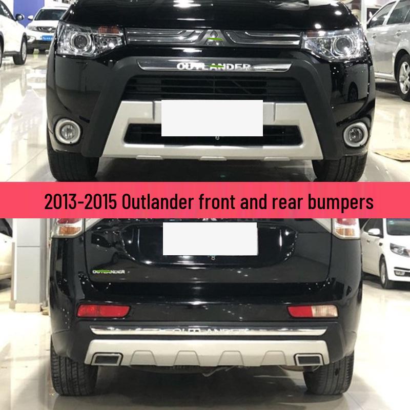 Ochrany předního a zadního nárazníku pro Mitsubishi Outlander 2013-2015