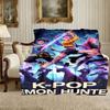 [Kpop Demon Hunters Blanket] Creative Blanket for Women Men Family Friend on Birthday Mothers Fathers Day Valentines Day