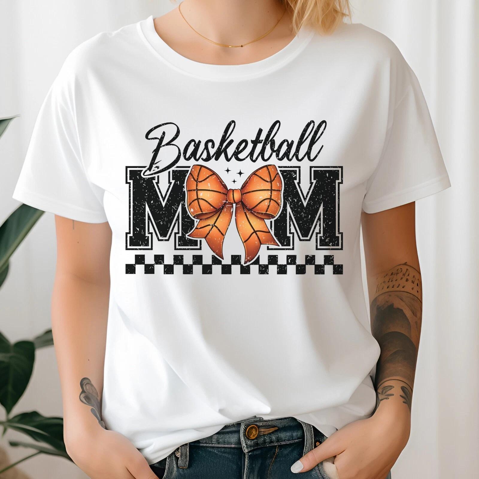 Comfort Colors Basketball Mom Coquette T-shirt, Game Day Tee, Basketball Shirt XL