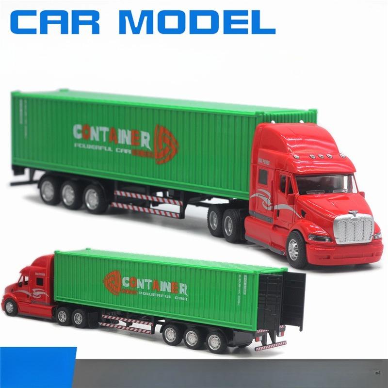 1/48 Big Size Container Truck Removable Windup Toy Children Gift