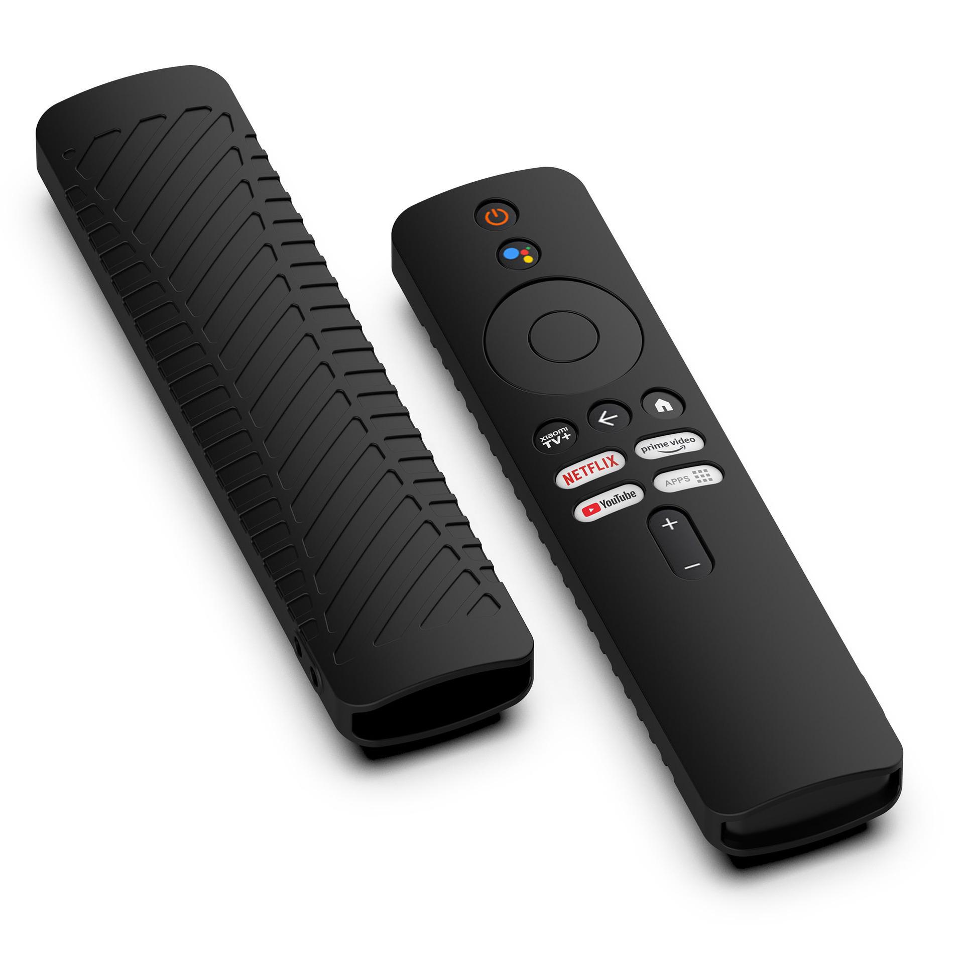 

Силиконовый защитный чехол для Xiaomi TV Stick 4K и пульта MiBox 2nd Gen Remote — пыленепроницаемый и устойчивый к падениям. 165MM*40MM*16.5MM чёрный