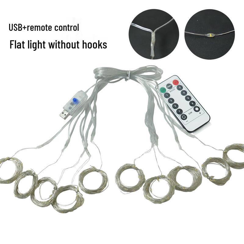 

USB Remote Control LED Curtain String Lights