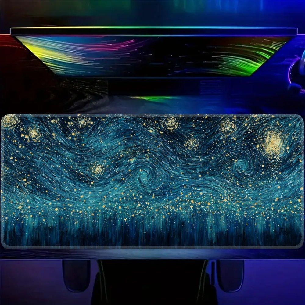 Office Extended Mouse Pad Office Desk Mat Comfort Cloth Surface Non Slip Rubber Base for Office Desk PC Laptop Keyboard Perfect 400x800x2mm