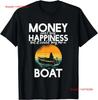 Money Cant Buy Happiness But It Can Me A Boat T Boating Shirt Vintage Washed Graphic Men Soft Comfortable Versatile