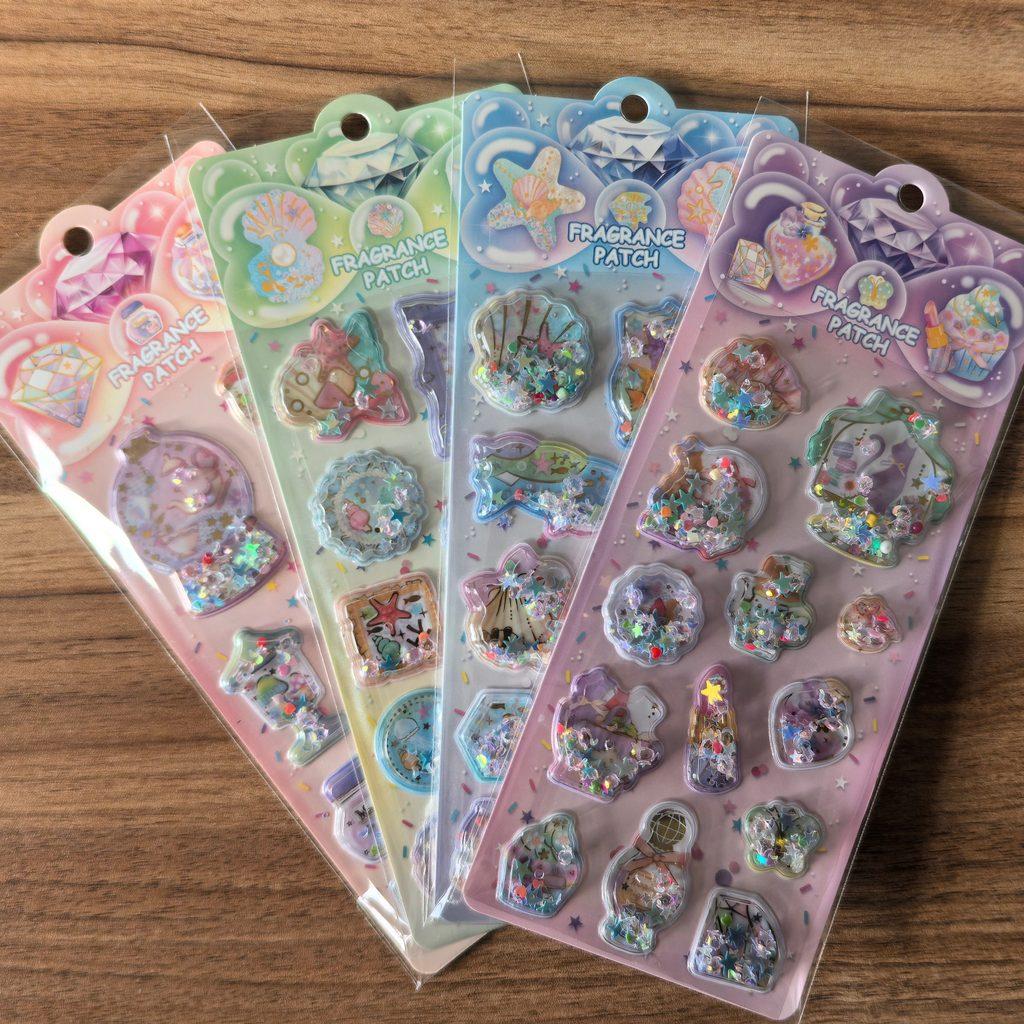 Portable Fragrance Patches (4 Pcs) - Long-Lasting Scent Air Freshener Stickers For Daily Use & Travel Anime Worlds Store