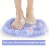 Suction Cup Shower Feet Cleaner Anti-Slip Back Scrubber Exfoliating Foot Brush  Massage