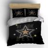 Be the Best Star Design Bedding Duvet Cover Set Duvet Cover Pillowcases  (1*Duvet Cover 2*Pillowcases, Without Duvet Insert)