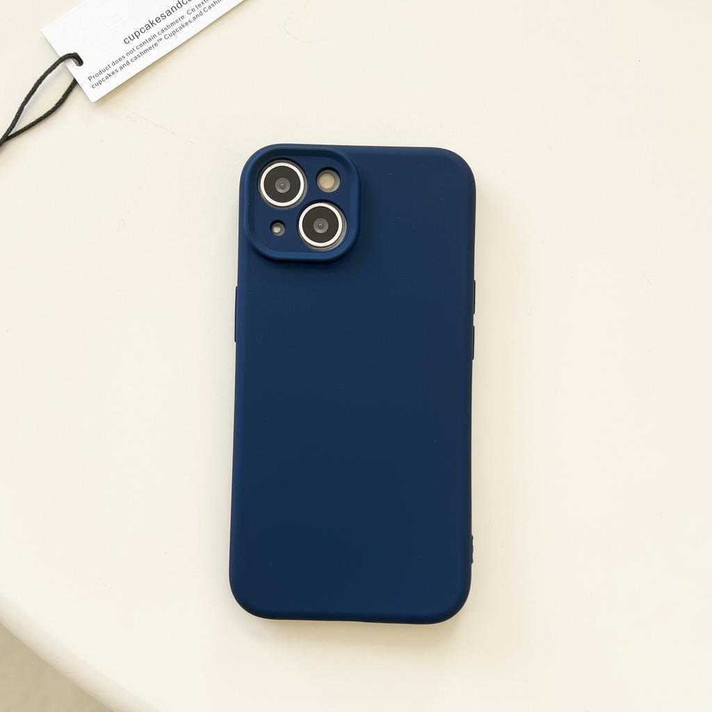 Etui na telefon For IPhone 17 Promax dla Apple 16 Płynny Silikon 14 Proste Jednolity Kolor 13 Odporne na Upadki Pokrowiec Ochronny