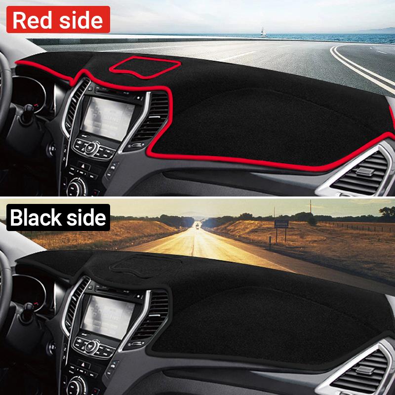 Accesorii auto pentru Hyundai Santa Fe 3 2013 2014 2015 2016 2017 Husa bordului Evitați panoul de lumină Covoare anti-UV Covoare anti-alunecare