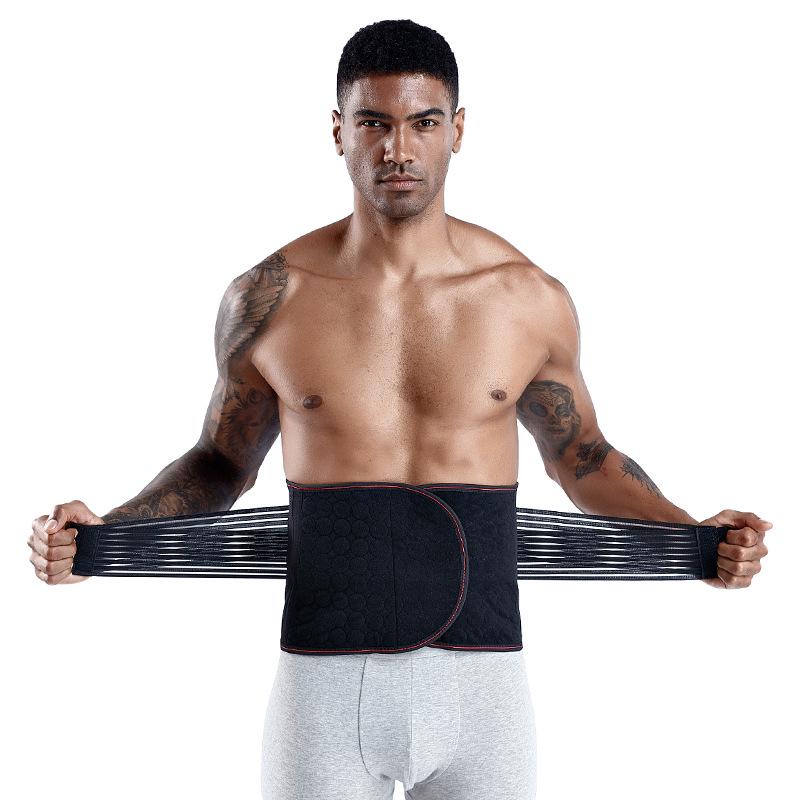 

Men s Slimming Abdomen Wrap Corset Fitness Sweat Waistband M тілесний
