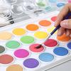 12/16/18/28/36 Farben tragbares festes Aquarellfarben-Set Wasserfarben-Pinselstift für Kinder, die Kunstbedarf malen