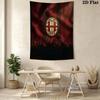 Ac Milan Crest Emblem Threepiece Set 1 Duvet Cover 2 Pillowcase Without Core Duvet Cover And Pillowcase Bedding Set Christmas Birthday Gift