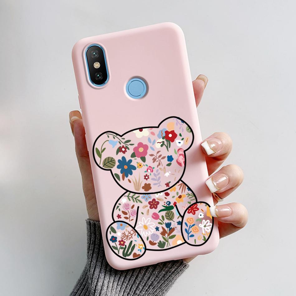 Case For Xiaomi Mi A2 Lite MiA2 Cute Bear Cartoon Frog Soft Silicone Phone Case Bumper For Xiaomi Mi A2 Lite A2lite Back Cover
