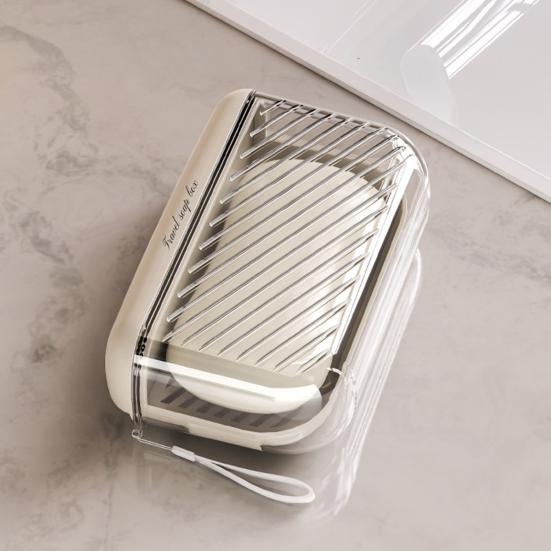 Yousheng Travel Soap Case with Lid Leakproof Soap Container with Drainage Layer Portable Bar Soap Holder for Camping Gym Bathroom Kitchen Dormitory