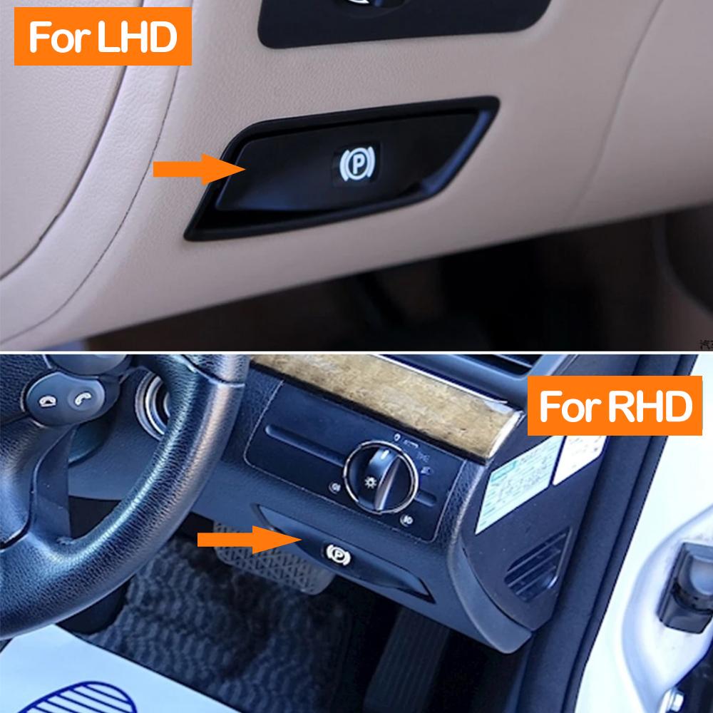 LHD RHD Auto Handbremshebel Entriegelungsgriff Schalter Für Mercedes BENZ E-Klasse W211 E200 E280 E300 E350 2114270020