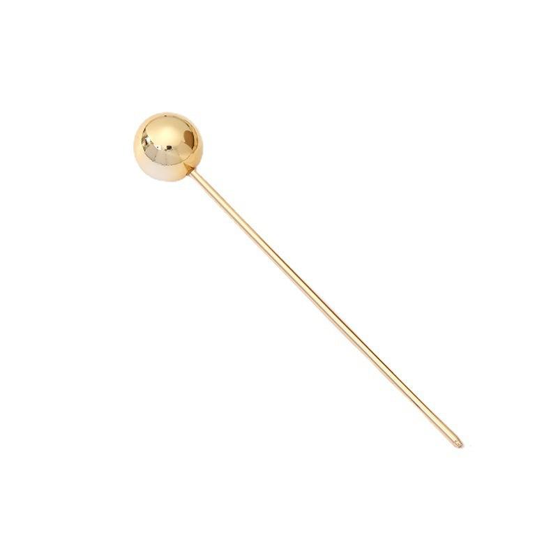 Niszowa Wkrętka do Włosów Prosta Antyczna Krążek Wkrętka do Włosów Wszechstronna Codzienna Nakrycie Głowy Metalowa Kulkowa Wkrętka do Włosów